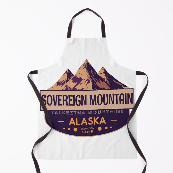 Item preview, Sovereign Mountain, Talkeetna Mountains, Alaska, Mountain Badge designed and sold by Wanderful-roads.