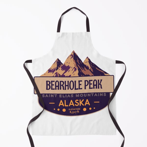 Item preview, Bearhole Peak, Saint Elias Mountains, Alaska, Mountain Badge designed and sold by Wanderful-roads.