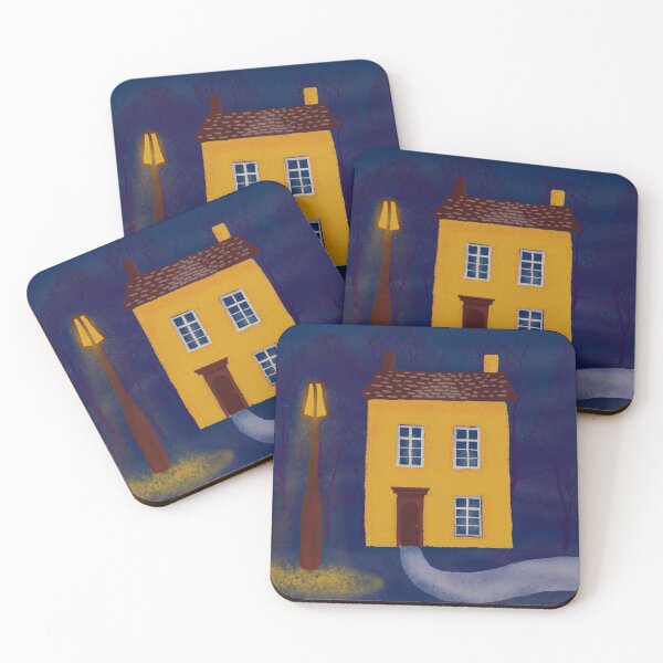 Item preview, Night scene illustration designed and sold by Timi Kolozsi.