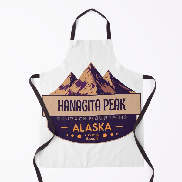 Item preview, Hanagita Peak, Chugach Mountains, Alaska, Mountain Badge designed and sold by Wanderful-roads.