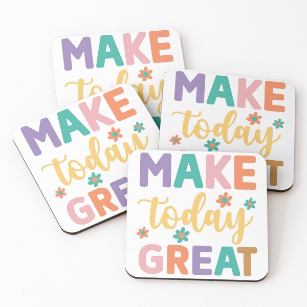 Item preview, Make Today Great – Motivational Daily Affirmation designed and sold by artcultreone.