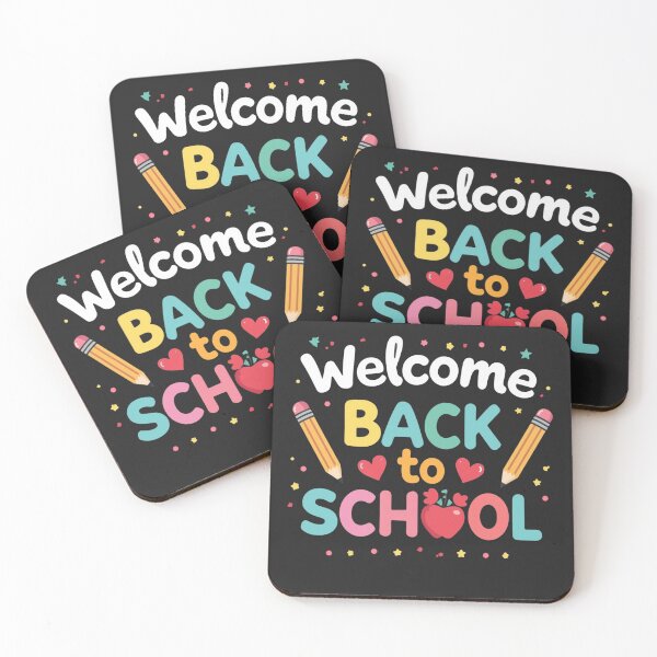 Item preview, Welcome Back to School – Fun Colorful Typography T-Shirt designed and sold by Corgi & co Shop.