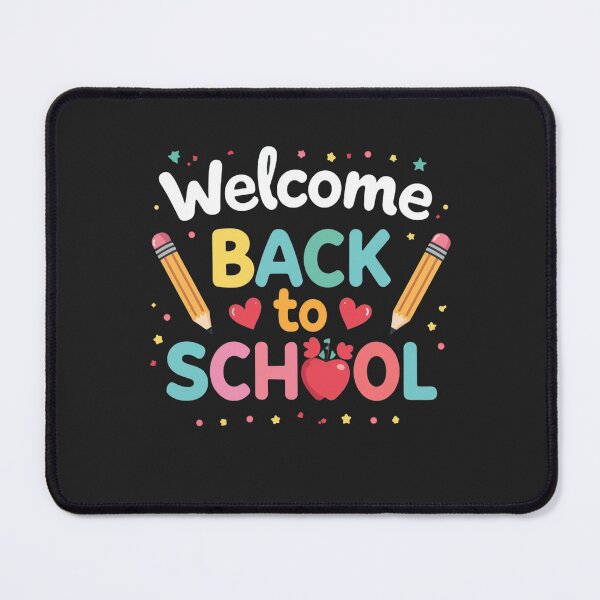 Item preview, Welcome Back to School – Fun Colorful Typography T-Shirt designed and sold by Corgi & co Shop.