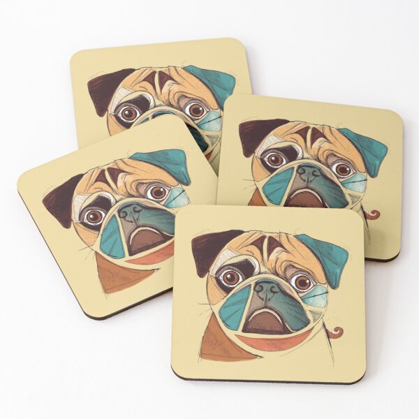 Item preview, Elegant Design Of a Pug Dog designed and sold by Petsthetic.