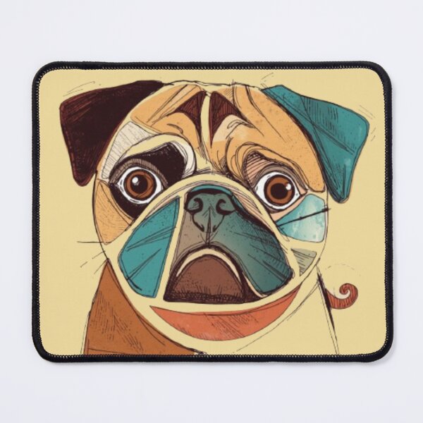 Item preview, Elegant Design Of a Pug Dog designed and sold by Petsthetic.
