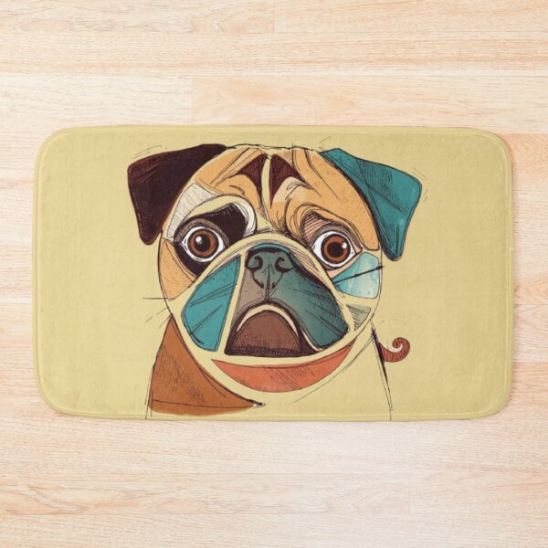Item preview, Elegant Design Of a Pug Dog designed and sold by Petsthetic.