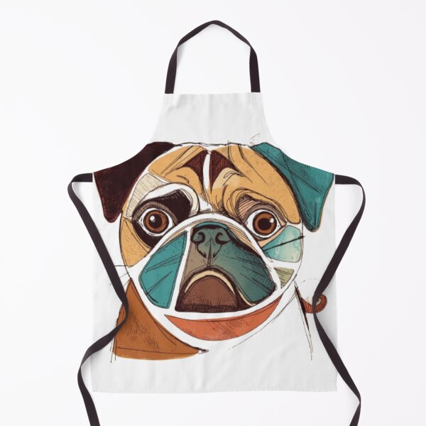 Item preview, Elegant Design Of a Pug Dog designed and sold by Petsthetic.