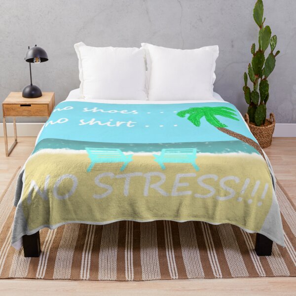 Item preview, no shoes . . . no shirt . . . NO STRESS!!! designed and sold by AdriansApparel.