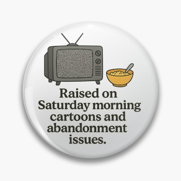 Item preview, Raised on Cartoons and Abandonment Issues designed and sold by Uh8meright.