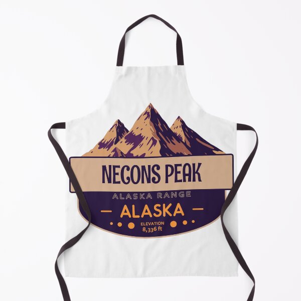 Item preview, Necons Peak, Alaska Range, Alaska, Mountain Badge designed and sold by Wanderful-roads.