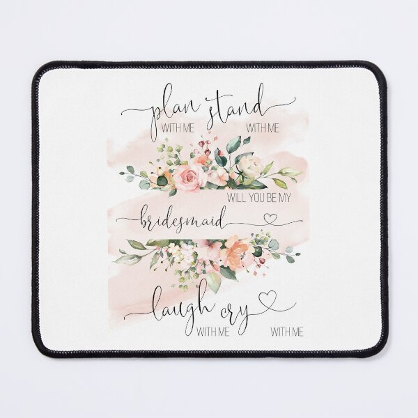 Item preview, Floral Bridesmaid Proposal Gift invite Will you be my Bridesmaid Card designed and sold by Marty Party .