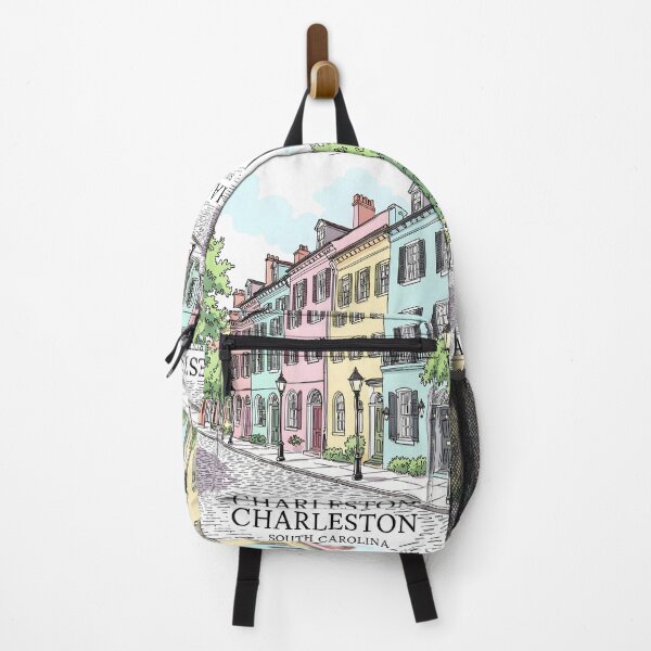 Item preview, Charleston South Carolina Rainbow Row designed and sold by pixelated_echoes.