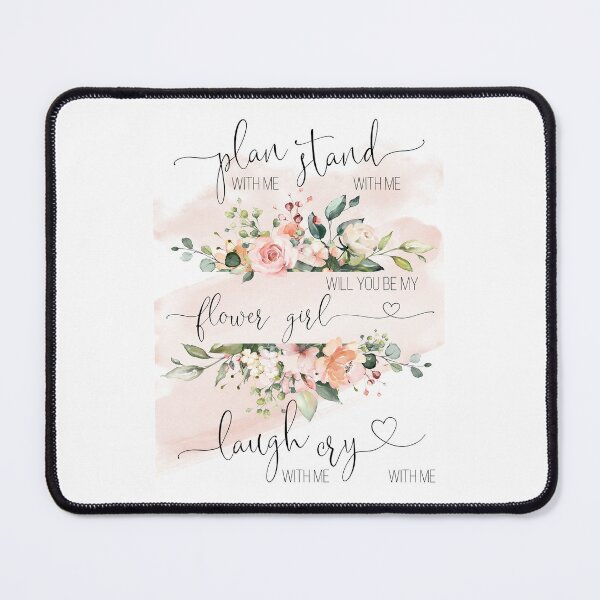 Item preview, Floral Flower girl Proposal invite Will you be my Flower Girl  designed and sold by Marty Party .