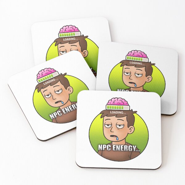 Item preview, NPC Energy - Funny Brain Loading Meme Aesthetic designed and sold by Buzzworthy Threads.