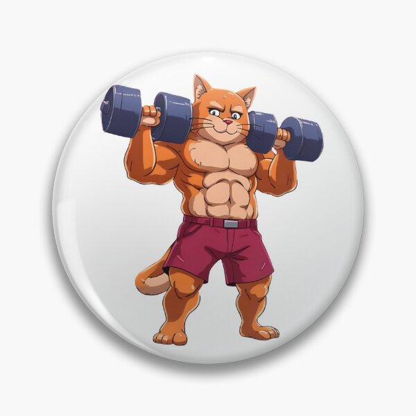 Item preview, Buff Cat Gym Enthusiast designed and sold by Skyla007.
