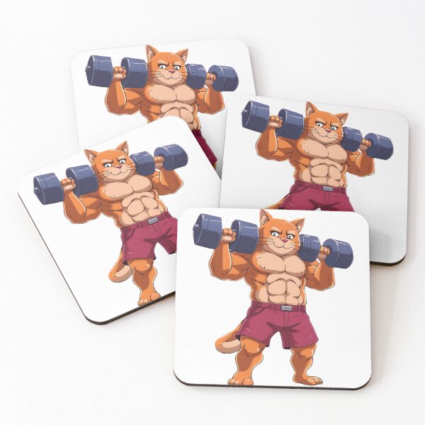 Item preview, Buff Cat Gym Enthusiast designed and sold by Skyla007.