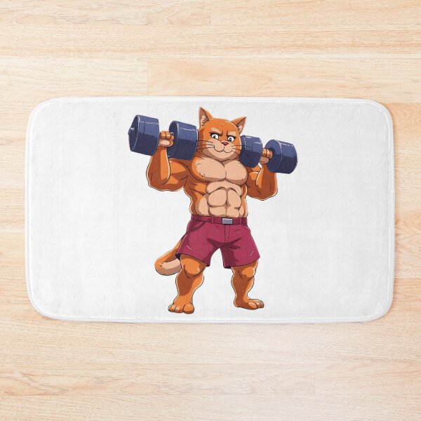 Item preview, Buff Cat Gym Enthusiast designed and sold by Skyla007.