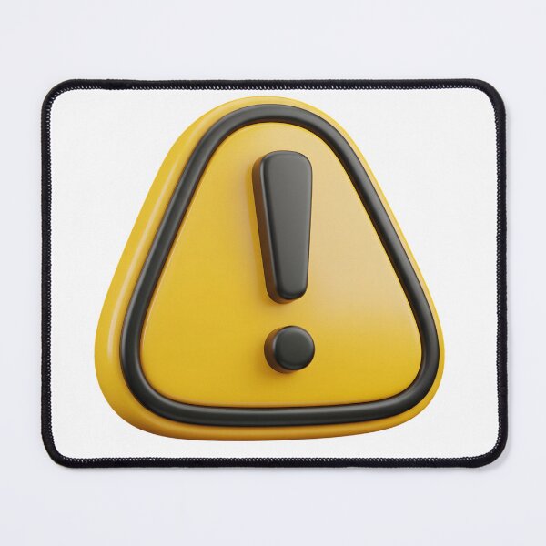 Item preview, Yellow Warning Sign with Exclamation Mark designed and sold by AFernandesDSG.
