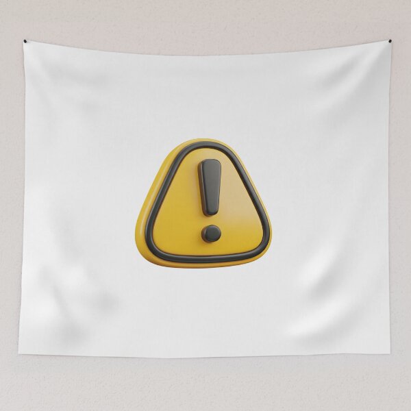 Item preview, Yellow Warning Sign with Exclamation Mark designed and sold by AFernandesDSG.