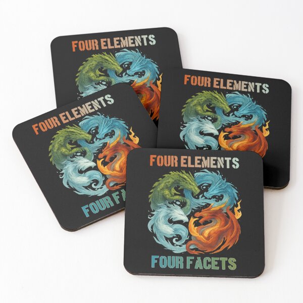 Item preview, Four Elements, Four Facets Art designed and sold by WittyUnknown.