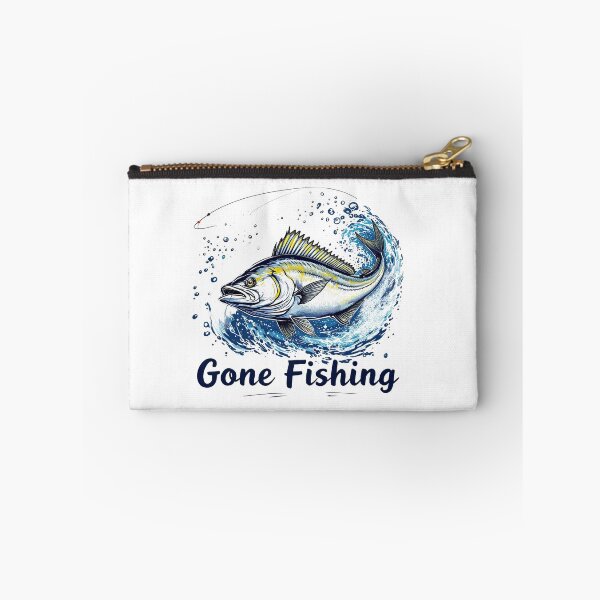 Item preview, Gone Fishing – Bold Sport Fishing Art designed and sold by SaltyLinesOut.