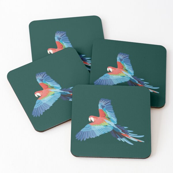 Item preview, G is for Green Wing Macaw, Green Wing Macaw Gifts | Bold Parrot Art for Bird Lovers, Keepers & Avian Educators designed and sold by PrettylittlepastelUk.
