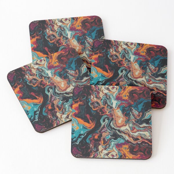 Item preview, vibrant swirl pattern oil paint designed and sold by optimusprime39.