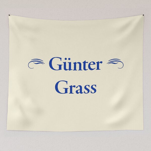 Item preview, Günter Grass, German Novelist, Classic Literature designed and sold by CharlottePlaceArt.
