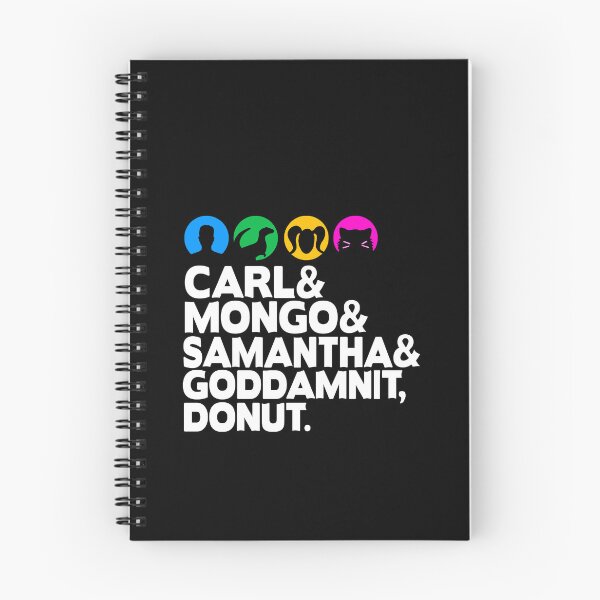 Item preview, Carl and Mongo and Samantha and Goddamnit Donut Helvetica designed and sold by BootsBoots.