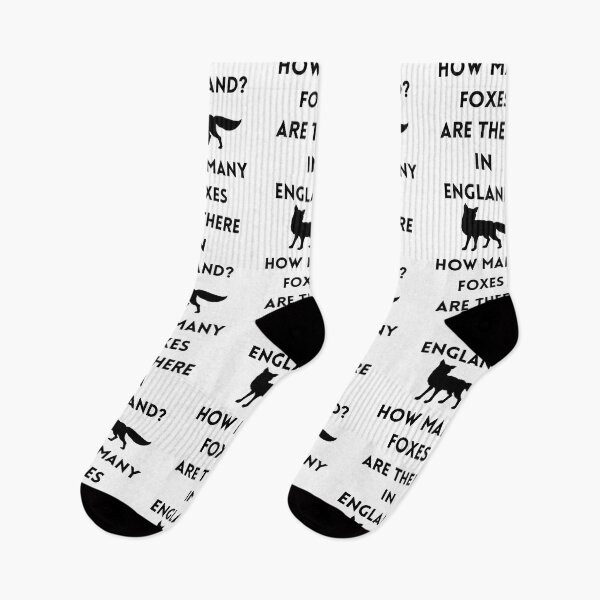 Item preview, How Many Foxes Are There in England? designed and sold by ReFuture.