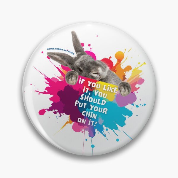 Item preview, Put A Chin on It (House Rabbit Network Rescue) designed and sold by Animal-Antics.