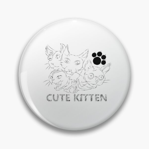 Artikelvorschau, Schattige kittenlijntekening – Schattig cartoonkatontwerp entworfen und verkauft von UniverseStore33.