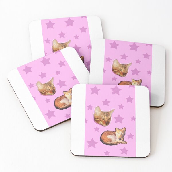 Item preview, Cute Pink Vintage Cats Scrapbook designed and sold by Kristka.