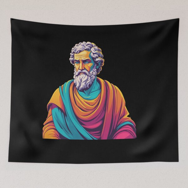 Item preview, Stoicism Philosopher Epictetus Artwork | Stoic Art | Stoic Wisdom designed and sold by LexaArtworks.