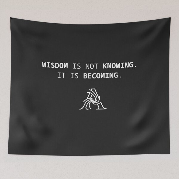 Item preview, Ariadne's Wisdom: It is Becoming (white) designed and sold by MaidInMind.