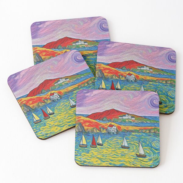 Item preview, sailing at Bantham6(watercolour + AI) designed and sold by artsmeow.