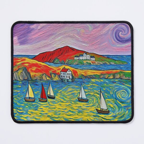 Item preview, sailing at Bantham6(watercolour + AI) designed and sold by artsmeow.
