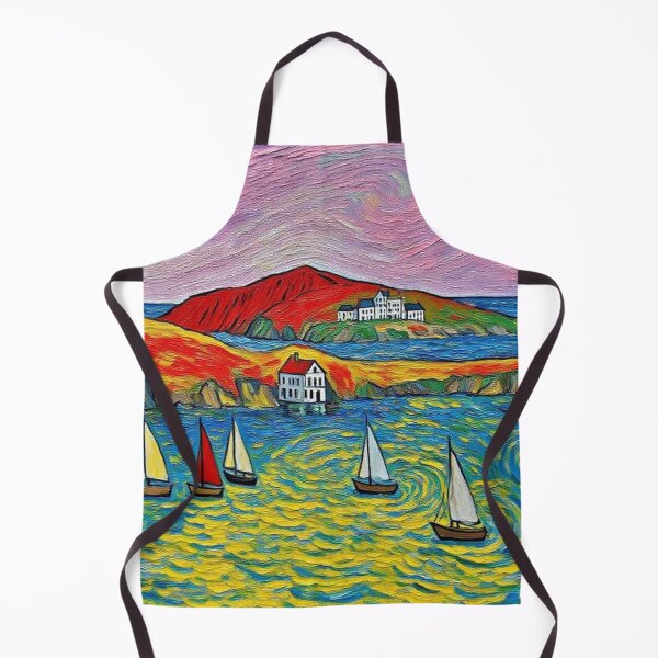 Item preview, sailing at Bantham6(watercolour + AI) designed and sold by artsmeow.