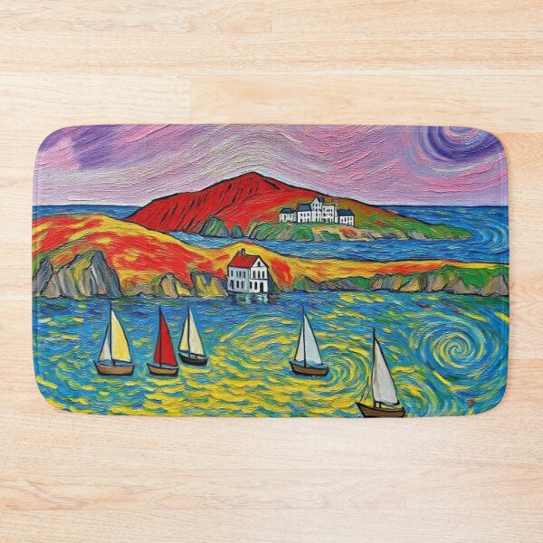 Item preview, sailing at Bantham6(watercolour + AI) designed and sold by artsmeow.