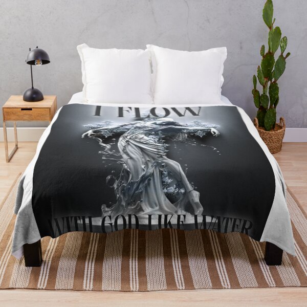 Item preview, I Flow with God Like Water Psalm 23:5 – Living Water Christian Art designed and sold by AATGShop.