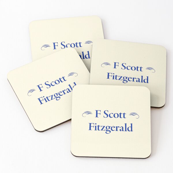 Item preview, F Scott Fitzgerald, American Novelist, Classic Literature designed and sold by CharlottePlaceArt.