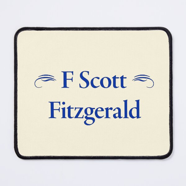 Item preview, F Scott Fitzgerald, American Novelist, Classic Literature designed and sold by CharlottePlaceArt.