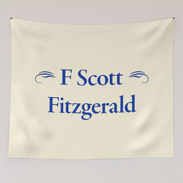Item preview, F Scott Fitzgerald, American Novelist, Classic Literature designed and sold by CharlottePlaceArt.