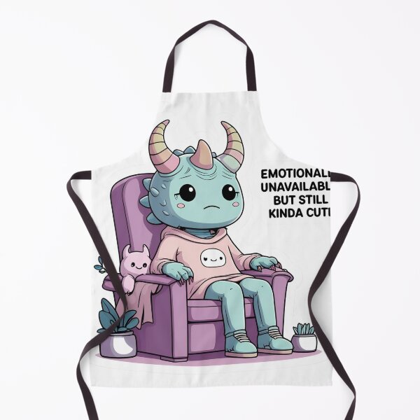Item preview, Emotionally Unavailable But Still Kinda Cute designed and sold by AdequateTRex.