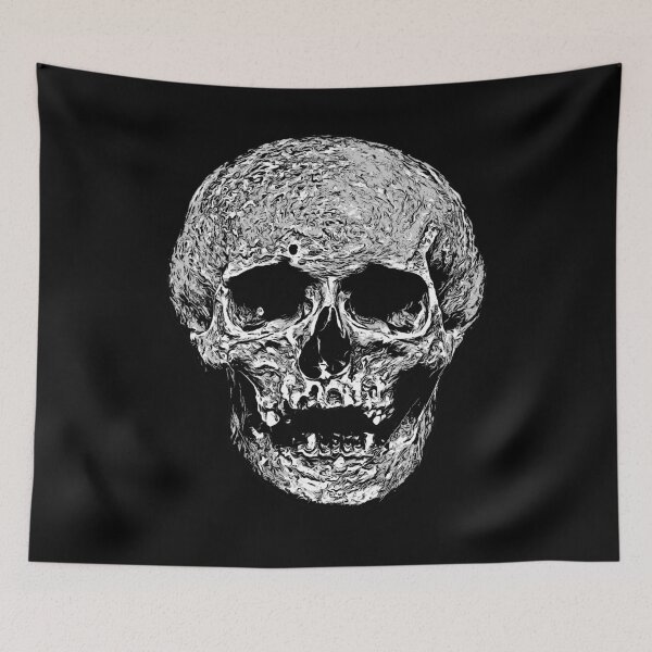 Item preview, Dark Art Gothic Cranium Vector Illustration Grey designed and sold by taiche.