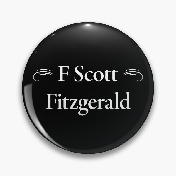 Item preview, F Scott Fitzgerald, American Novelist, Classic Literature designed and sold by CharlottePlaceArt.