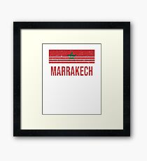 Marrakech Vacation Souvenir Framed Print