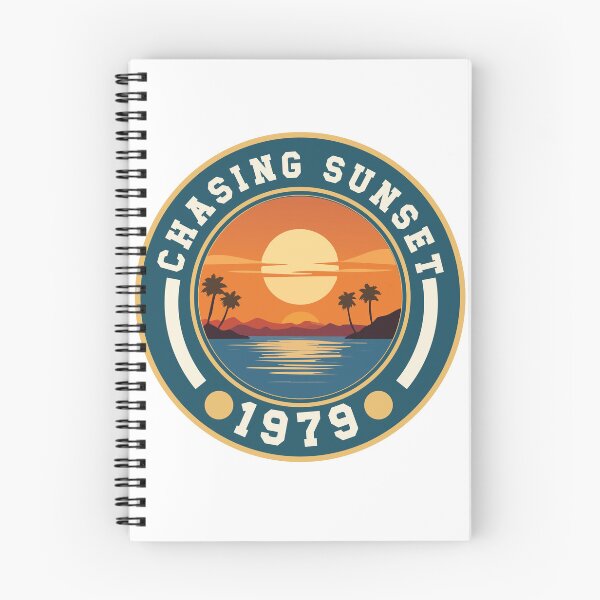 Item preview, Chasing Sunset 1979 – Vintage Badge Tee designed and sold by CreativeDuo0.