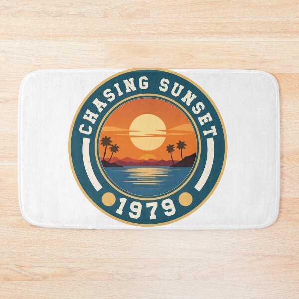 Item preview, Chasing Sunset 1979 – Vintage Badge Tee designed and sold by CreativeDuo0.