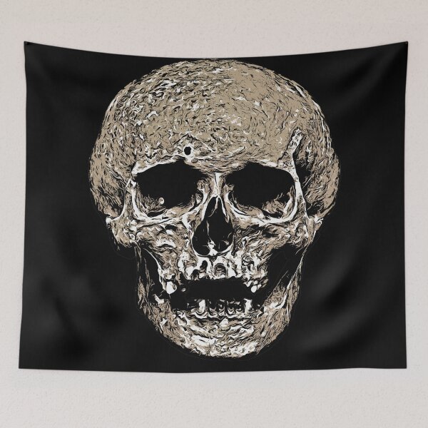 Item preview, Dark Art Gothic Cranium Vector Illustration Brown designed and sold by taiche.